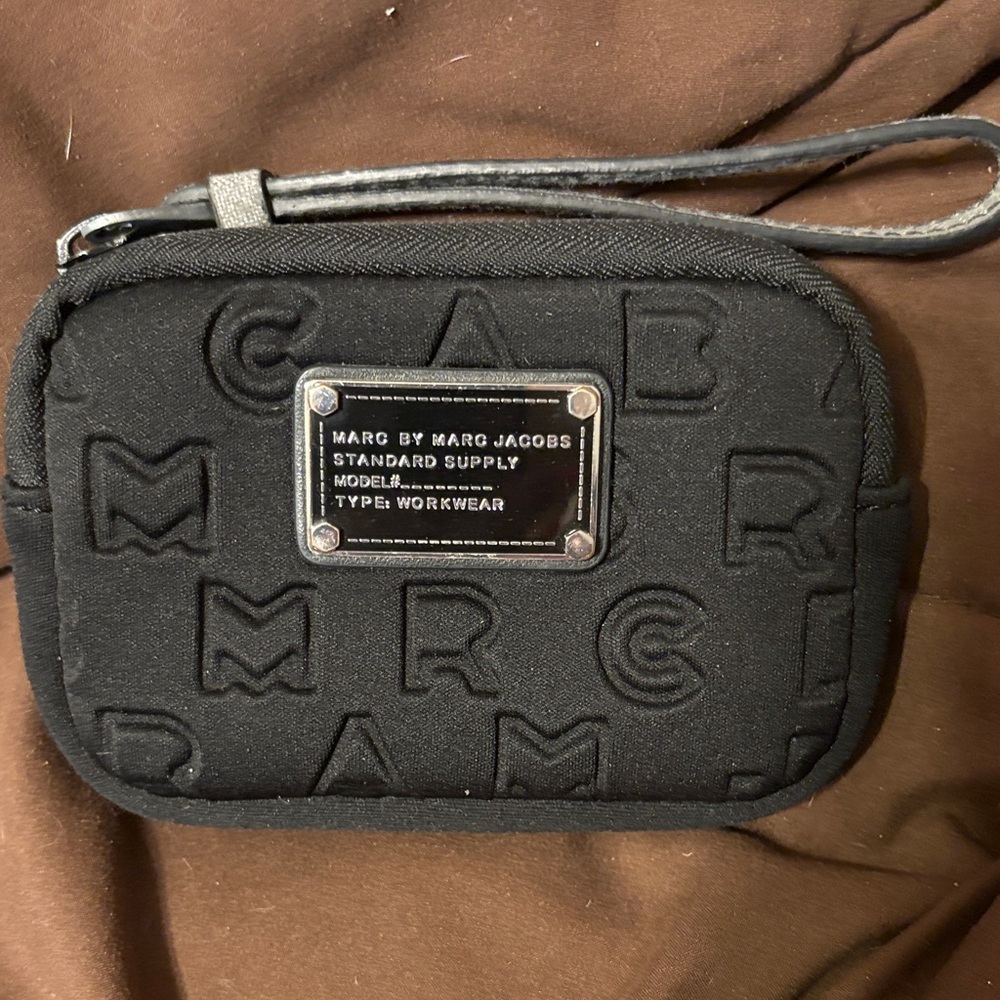 Marc by Marc Jacobs Black Embossed Men's Wallet